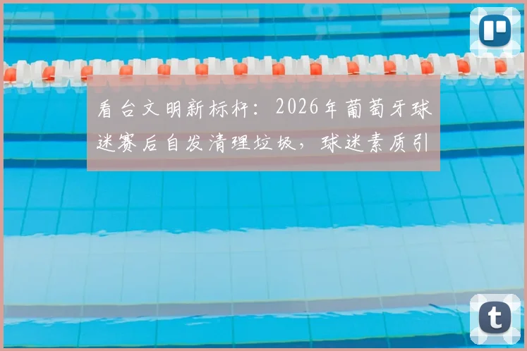 看台文明新标杆:2026年葡萄牙球迷赛后自发清理垃圾,球迷素质引热议
